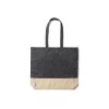 Сумка INCA из переработанного хлопка, натуральный/черный