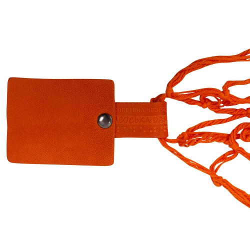 Авоська Dream L наплечная 25 литров с кожаными ручками, оранжевый (5)