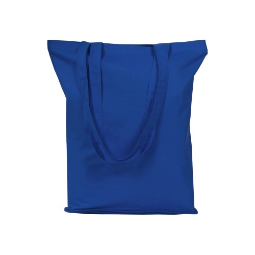 Складывающаяся сумка Skit из хлопка на молнии, синий