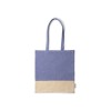 Сумка из переработанного хлопка PALMIRA, королевский синий/натуральный