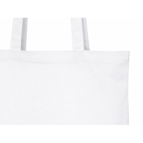 Сумка «Твил» из хлопка, 210 г/м2, белый