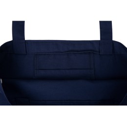 Сумка с широким дном и боками, синий