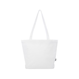 Panama эко-сумка на молнии из переработанных материалов по стандарту GRS объемом 20 л - Белый