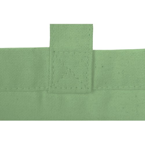 Сумка Fixy из переработанного хлопка с фиксирующей эластичной лентой, зеленое яблоко