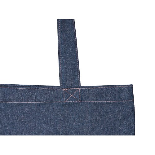 Джинсовая сумка-шоппер "Indigo"  с широкими лямками