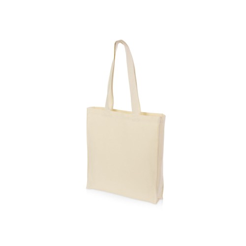 Сумка Donny из хлопка с донной складкой и парусиновыми ручками, натуральный (Р)