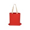 Сумка для шопинга Steady из хлопка с парусиновыми ручками, 260 г/м2, красный (P)