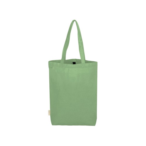 Сумка Fixy из переработанного хлопка с фиксирующей эластичной лентой, зеленое яблоко