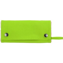 Складная хлопковая сумка для шопинга Gross с карманом, зеленое яблоко