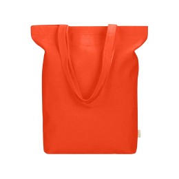 Сумка Fixy из переработанного хлопка с фиксирующей эластичной лентой, оранжевый