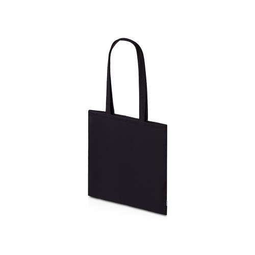 Шоппер Basio из переработанного хлопка 280 г, черный
