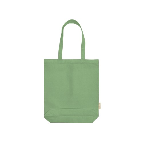 Сумка Fixy из переработанного хлопка с фиксирующей эластичной лентой, зеленое яблоко