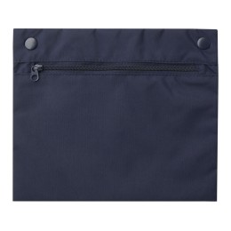 Kai круглая эко-сумка из переработанного материала, сертифицированного согласно GRS - Темно - синий