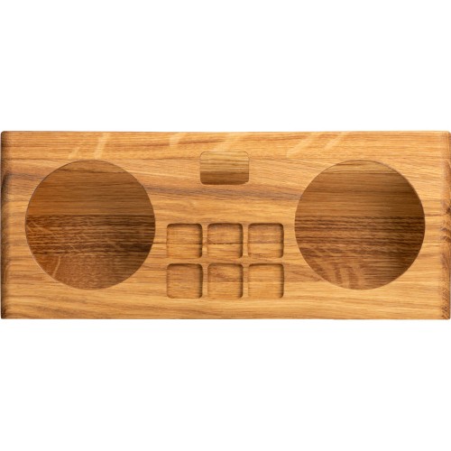 Набор для виски и коктейлей на подставке из дуба «Whiskey Party»