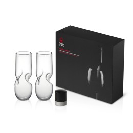 Набор из двух бокалов и пробки для шампанского "Bubbly Bliss"