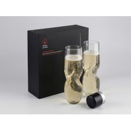 Набор из двух бокалов и пробки для шампанского "Bubbly Bliss"