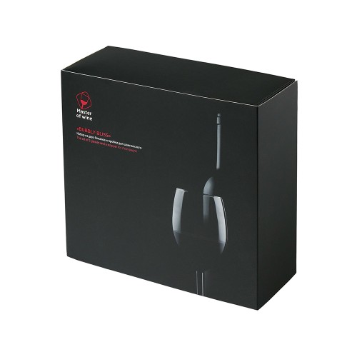 Набор из двух бокалов и пробки для шампанского "Bubbly Bliss"