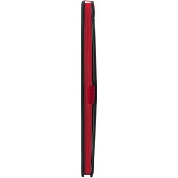 Блокнот "ColorNote Black", твердая обложка A5, 80 листов, черный с красным (Р)