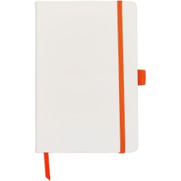 Блокнот "ColorNote White", твердая обложка A5, 80 листов, белый и оранжевый