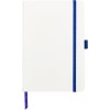 Блокнот "ColorNote White", твердая обложка A5, 80 листов, белый с синим
