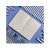 Скетчбук "Sketch & Art" в мягком переплете 140х210 мм, 100 л. бежевой бумаги 100 гр., голубой