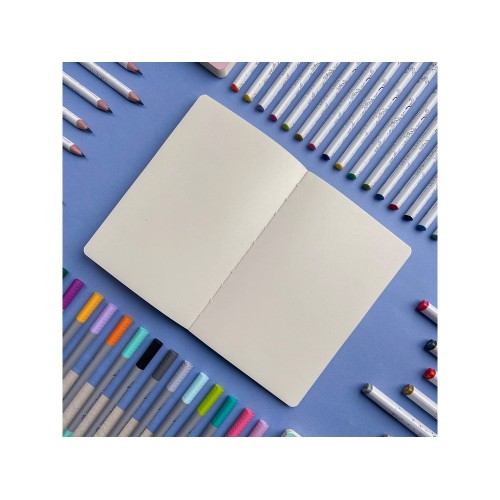 Скетчбук "Sketch & Art" в мягком переплете 140х210 мм, 100 л. бежевой бумаги 100 гр., розовый