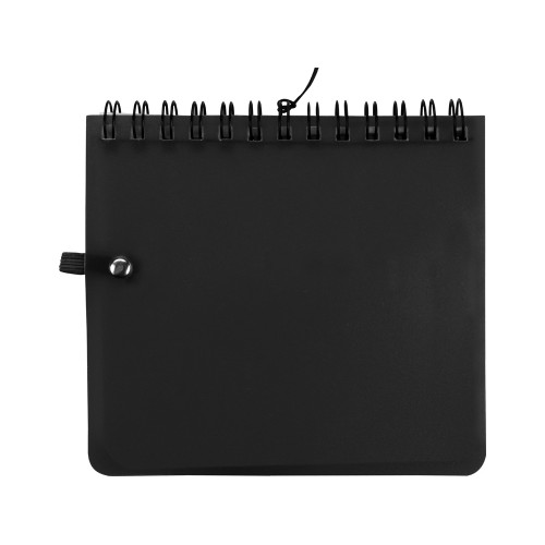 Блокнот А6 "Журналист" с ручкой, черный