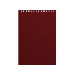 Бизнес - блокнот Альт А4 (198 х 285 мм) "Office" 60 л., бордовый
