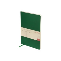 Блокнот А5 "Megapolis Flex Velvet", зеленый