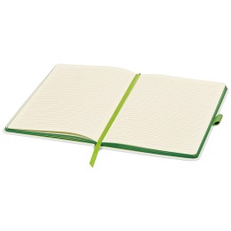 Блокнот "ColorNote White", твердая обложка A5, 80 листов, белый и зеленое яблоко