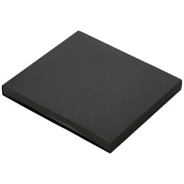 Подарочный набор "Tesla" с блокнотом А5, ручкой и пауэрбенком на 10 000 mAh, черный