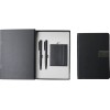 Подарочный набор "Goethe" с блокнотом А5, 2-мя ручками и картхолдером, черный