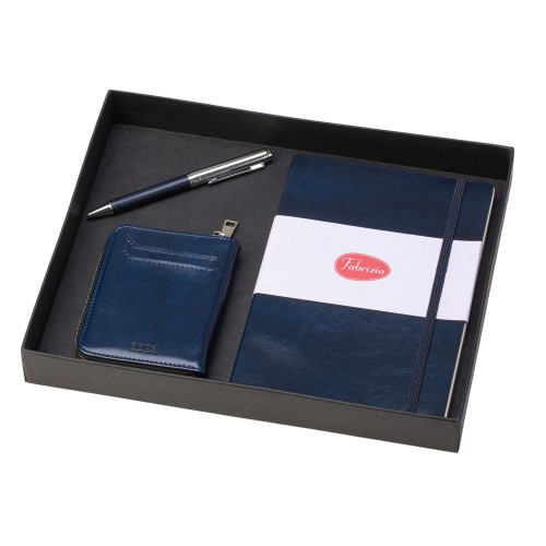 Подарочный набор "Fabrizio Small", темно-синий
