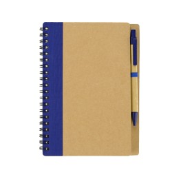 Подарочный набор Essentials с флешкой и блокнотом А5 с ручкой, синий