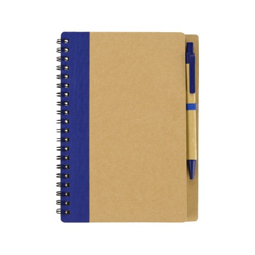 Подарочный набор Essentials с флешкой и блокнотом А5 с ручкой, синий