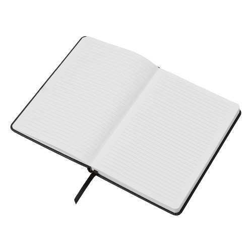 Подарочный набор "Tesla" с блокнотом А5, ручкой и пауэрбенком на 10 000 mAh, черный