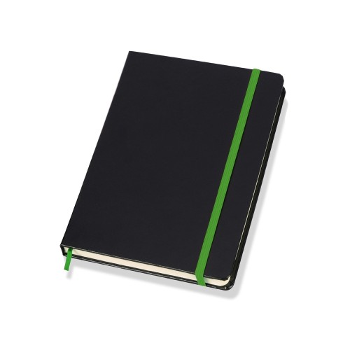 Подарочный набор Jacque с ручкой-подставкой и блокнотом А5, зеленое яблоко