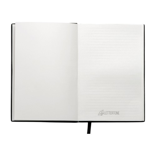 Набор блокнот в гибкой обложке А5 и металлическая шариковая ручка "Nabokov", черный