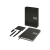 Подарочный набор "Goethe" с блокнотом А5, 2-мя ручками и картхолдером, черный