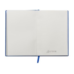 Набор блокнот в гибкой обложке А5 и металлическая шариковая ручка "Nabokov", синий