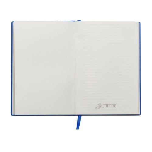 Набор блокнот в гибкой обложке А5 и металлическая шариковая ручка "Nabokov", синий