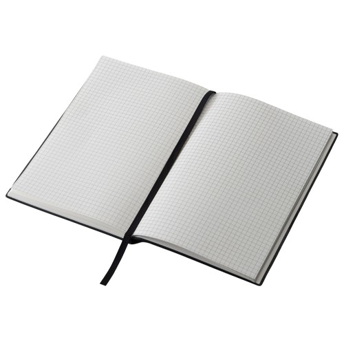 Набор блокнот в гибкой обложке А5 и металлическая шариковая ручка "Nabokov", черный