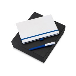 Подарочный набор «Jacque» 2.0. с ручкой и блокнотом, синий