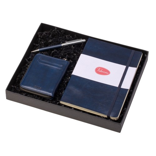 Подарочный набор "Fabrizio Small", темно-синий