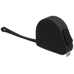 Подарочный набор с ручкой и рулеткой, черный