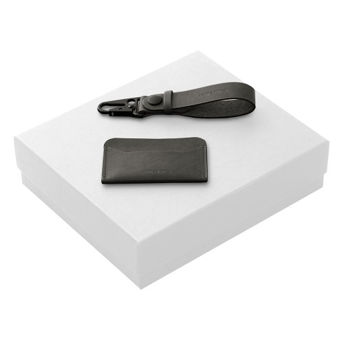 Подарочный набор Long River: картхолдер, ремешок для ключей, белая коробка