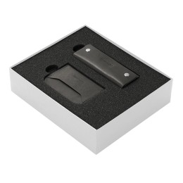 Подарочный набор Long River: картхолдер, ключница, белая коробка