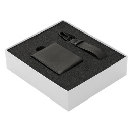 Подарочный набор Long River: кошелек, ремешок для ключей, белая коробка