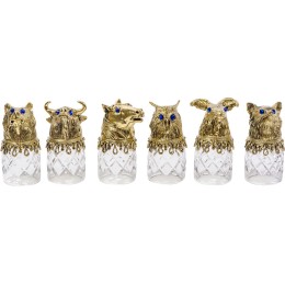 Подарочный набор "Русская охота", темно-коричневый/рыжий