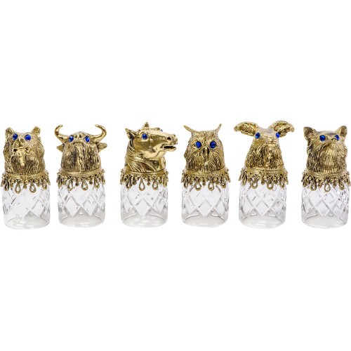 Подарочный набор "Русская охота", темно-коричневый/рыжий